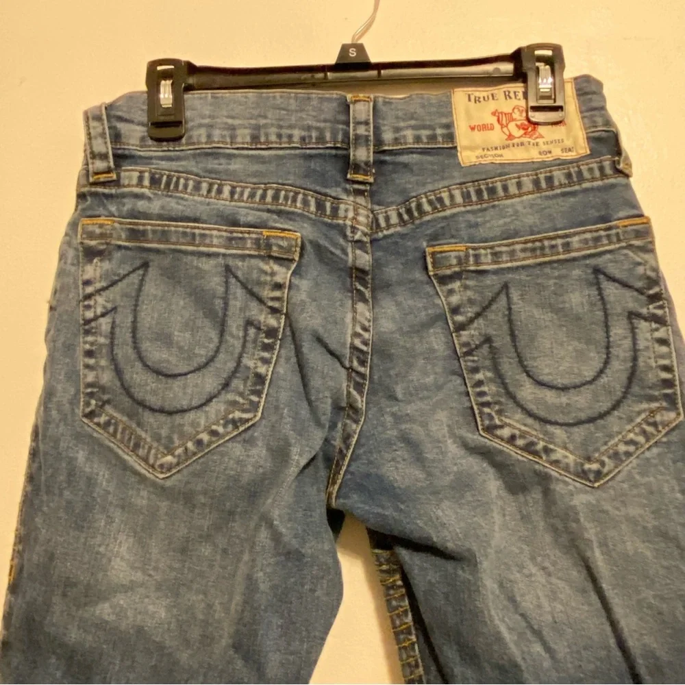 True Religion Jeans Mens Size 29 Geno Relaxed Slim Dark Wash‎ Preppy